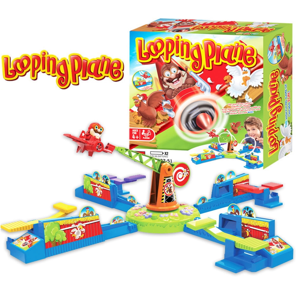Looping Louie Spinning Plane Chicken Stealing Game Parent Child Interaction Battle Puzzle Board Game Party Children's Toys A3