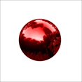 thumbnail image 1 of Trademark Innovations Gazing Mirror Ball - Stainless Steel - 8" Red, 1 of 2