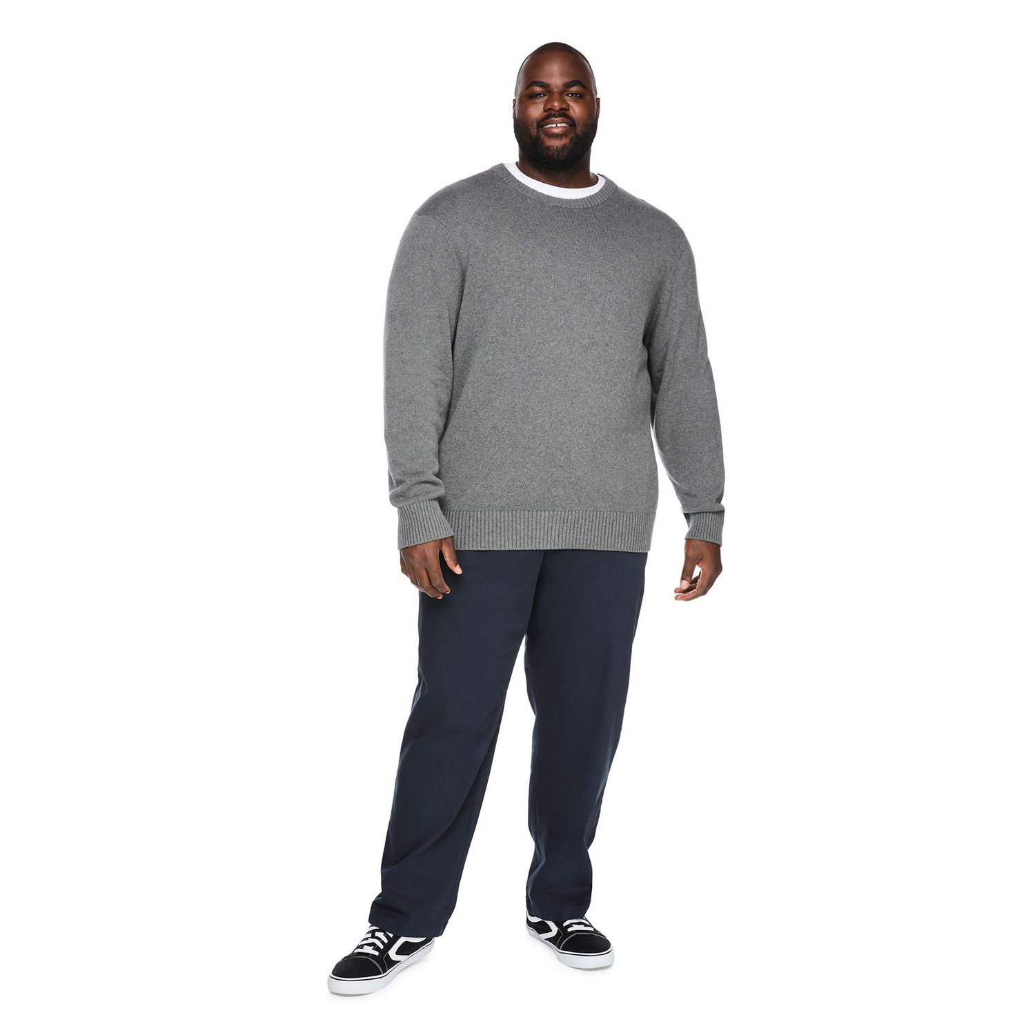 Pantalon à enfiler en twill George Plus pour hommes