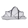 thumbnail image 2 of Siruishop Baby Crib Net Breathable Protective Removeable Crib Cover for Travel Home Bed Black M, 2 of 7