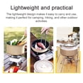 thumbnail image 4 of Camping Hiking Cookware Set Outdoor Portable Picnic Cookware Kit Aluminum Alloy Pot Frying Pan Kettle Set Travel Cooking Accessories, 4 of 8