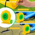 thumbnail image 4 of Gymax 480W 0.6 HP Electric Blower 1920 PA Air Blower for Inflatables Water Slide, 4 of 10
