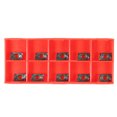 thumbnail image 1 of MasteelfCA 10Pcs R390-11T308M-PM 4230 Hard Alloy Carbide Inserts Blades Turning Tool (Gold and Black), 1 of 8