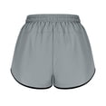 thumbnail image 4 of Plebaso Women's 2 in 1 Running Shorts Elastic Waist Drawstring Athletic Shorts Lightweight Workout Shorts, 4 of 6