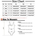 thumbnail image 3 of Penkiiy Women's V Neck One Piece Tummy Control Swimsuit Drawstring High Cut Bathing Suit Ribbed Swimwear S Navy, 3 of 7