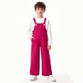 thumbnail image 3 of Children's Solid Color Pocket Jumpsuit, Mid Size Casual Overalls for Adults, Comfortable and Versatile, 3 of 8