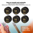 thumbnail image 3 of 6pcs 12mm Pool Billiard Cue Tips,Illiard Pool Cues Tips Replacement for Home Club, 3 of 8
