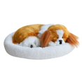 thumbnail image 1 of Realistic Sleeping Plush Breathing Dog Furry Dog With Mat Creative Animals Decor Stuffed Animal Doll, 1 of 4
