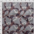 thumbnail image 4 of oneOone Viscose Chiffon Brown Fabric Kawai Sewing Craft Projects Fabric Prints By Yard 42 Inch Wide-RX, 4 of 5