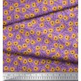thumbnail image 3 of Soimoi Cotton Poplin Fabric Text & Tiger Face Cartoon Printed Fabric 1 Yard 42 Inch Wide, 3 of 3
