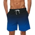 thumbnail image 1 of ohmzyzo Mens Swim Trunks Quick Dry Swim Shorts Gradient Color Beach Shorts with Pockets Funny Swimwear Bathing Suits, 1 of 4