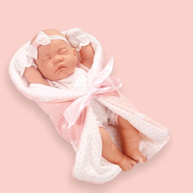Meitianfacai 12 In Doll Accompanying Interactive Comfort Toy Enamel Doll Doll Children's Soft Rubber Toy