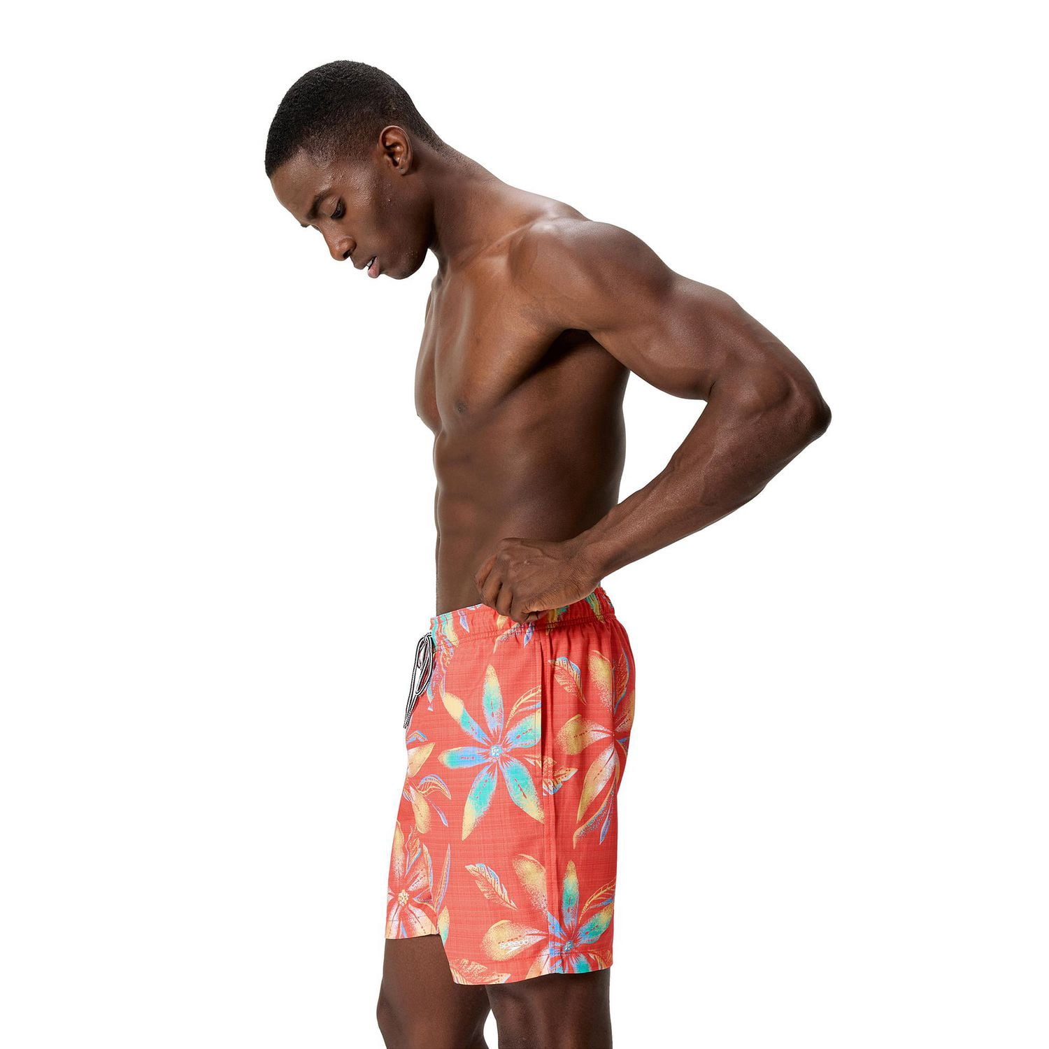 Short de bain 18 po avec imprimé « Aero Sol Floral » Speedo pour hommes