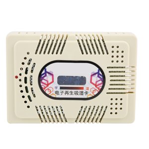 Carte de déshumidificateur électronique Hygroscopique ABS + Matériel d'alliage Facile à transporter et à stocker Petite taille pour l'absorption d'humidité, déshumidificateur
