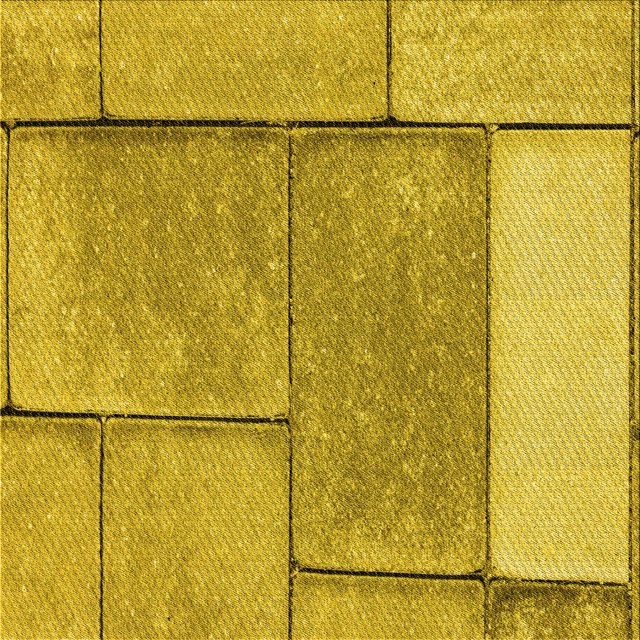 Ahgly Company Tapis d'Intérieur Lavables en Machine, Carrés Transitionnels Dorés Foncés, Carrés de 8'