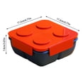 thumbnail image 2 of Product Category Closure Bags & lids & Boxes Building Block Lunch Container DIY Building Block Lunch Picnic Children's Bento Fruit Microwave Heating, 2 of 3