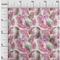 thumbnail image 2 of oneOone Polyester Spandex White Fabric Tropical Leaf Sewing Material Print Fabric By The Yard 56 Inch Wide, 2 of 5