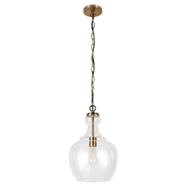 Henn&Hart Pendentif 11" en Laiton Métal/verre