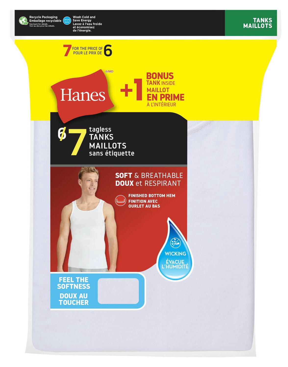 Debardeurs Hanes pour hommes sans etiquette