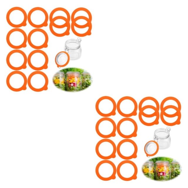 Langgg 12pieces High Silicone Gasket For Wide Range Of Applications Silicone Replacement Gasket Universal 2Set