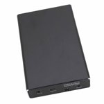 HDD Enclosure, Support UASP 4 RAID Modes USB C Dual Bay External Hard Drive Enclosure 12TB Capacity for 2.5 Inch I/II/III HDD SSD