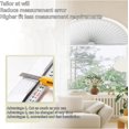 thumbnail image 4 of Arch Window Shade Light Filtering Pleated Shade Half Circle Self Adhesive Fabric Blinds Room Darkening Shades Stick on Easy Install Blinds Semi Circle Window Cover, 4 of 8