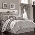 thumbnail image 1 of Five Queens Court Lafayette 4 Piece Comforter Set, Silver, Queen 92X96, 1 of 10