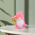 thumbnail image 4 of OULII Lovely Gnome Pink Fill Cotton Party Favor For Valentines Day 1Set, 4 of 8