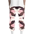 thumbnail image 3 of WRKEKC Cargo Pants for Men Camouflage Elastic Waist Straight Leg Drawstring Pocket Work Pants for Gear, 3 of 7