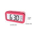 thumbnail image 2 of TopLLC Temperature Version Smart Clock, Silent Clock, Electronic Clock, Light Sensing Alarm Clock, Snoozy Student Smart LCD Alarm Clock, 2 of 2