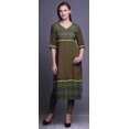 thumbnail image 2 of Bimba Kurtis Droits à Panneaux pour Femmes Robe Kurti Longue Haut Indien Imprimé, 2 of 5
