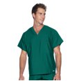 thumbnail image 1 of Landau Essentials Haut de Sarrau à Encolure en V : 1 Poche, Réversible, Unisexe, Coupe Classique Décontractée Sarraus Médicaux 7502, 1 of 1