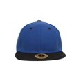 thumbnail image 2 of Top Headwear Flat Bill Adjustable Snapback Cap - Royal/Black, 2 of 2