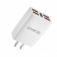 thumbnail image 1 of 5 - Port 2.1A Mural Portable Rapide Charger pour Téléphones Intelligents, 1 of 3