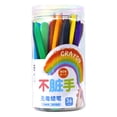 thumbnail image 2 of YAOMOBB Creative Crayon Ultra light Safe Triangle Crayons Preschool Kids School Supplies Mini Crayon Sticks, 2 of 6