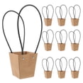 thumbnail image 1 of 10 Pcs Sacs à Bouquet en Papier Kraft Multifonctionnels pour Courses, 1 of 8