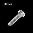 thumbnail image 3 of Unique Bargains M3x12mm Plastic Phillips Bolts PC Pan Head Machine Screws Transparent 50 Pack, 3 of 5