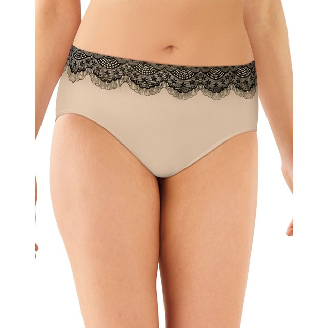Bali Womens One Smooth U All-Around Smoothing Hi-Cut Panty, 7