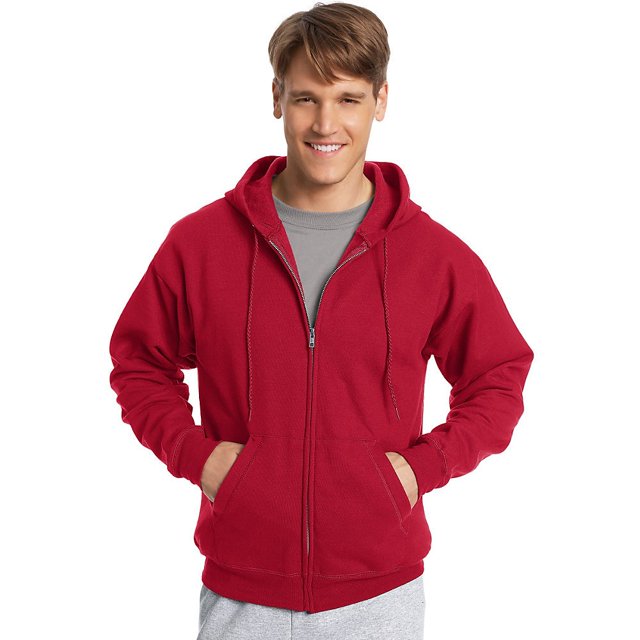 Hanes Adult ComfortBlend EcoSmart Full Zip Hoodie Pullover