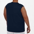 thumbnail image 4 of Lmnyox Workout Tank Tops for Men Big and Tall Crew Neck Sleeveless Athletic Shirt Mesh Training Sport Tee, 4 of 7