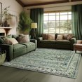 thumbnail image 1 of Pink Area Rug for Living Room Soft Washable Faux Wool Neutral Boho Floral Big Nursery Bed Bedroom Livingroom Carpet Size Extra Large Area Rugs x, 1 of 6