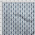 thumbnail image 3 of oneOone Silk Tabby Fabric Diamond Ikat Printed Fabric 1 Yard 42 Inch Wide, 3 of 4