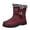 Red, variant on Women's Snow Boots Winter Snow Womens Narrow Width Snow Women Comfortable Fashionable Cozy On Rain Snow for Women Wide Width Wide Snow for Women Mid Calf Shoes for Womens Snow Boots1wide