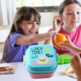 thumbnail image 2 of WHEANG Cute Animal Children's Snack Box Bento Box Double Lunch Box, 2 of 7