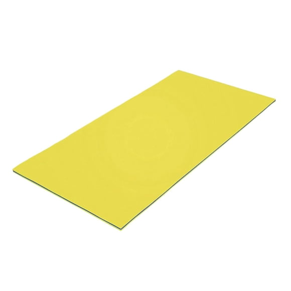 AWHAO Tapis Flottant d'Eau Matelas de Dérive Insubmersible Enroulé Jeu Matelas Flottant en Mousse Léger pour Adultes à l'Extérieur Lac Plage Bateau Jaune