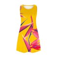 thumbnail image 4 of EGNMCR Robes d'Été Femmes Tendance 2024 Robes d'Été pour Femmes Plage Floral T-Shirt Robe Soleil Décontractée Poches Boho Robe Débardeur, 4 of 5