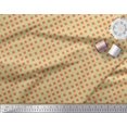 thumbnail image 2 of Soimoi polyester Crepe Fabric Clover Leaves Fabric Prints By Yard 52 Inch Wide, 2 of 3