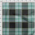 thumbnail image 3 of oneOone Georgette Viscose Fabric Tartan Check Print Sewing Fabric BTY 42 Inch Wide, 3 of 4