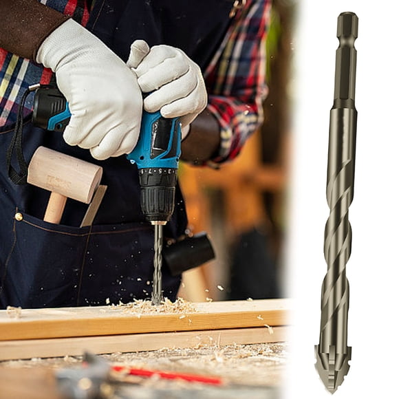 Ceramic Tile Drill Bit with Four-Edge Serrated Design for Glass, Concrete, and Stainless Steel