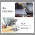 thumbnail image 2 of SWETRACE Support de Tablette Ajustable pour Bureau Support Pliant en Alliage d'Aluminium Lot de 1, 2 of 8